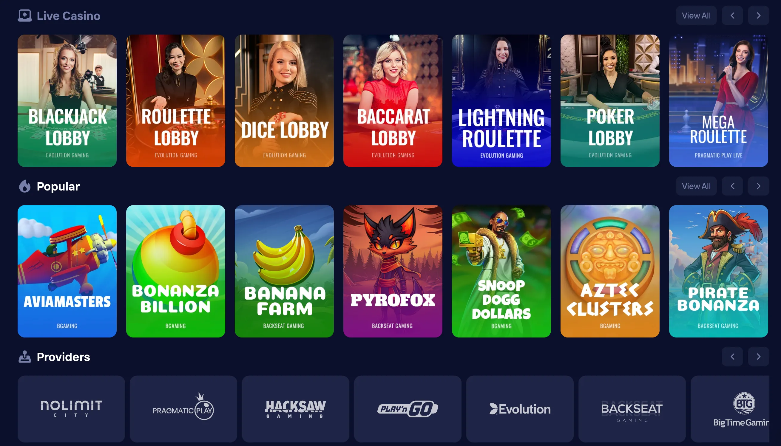 Duel Gaming Platform Interface